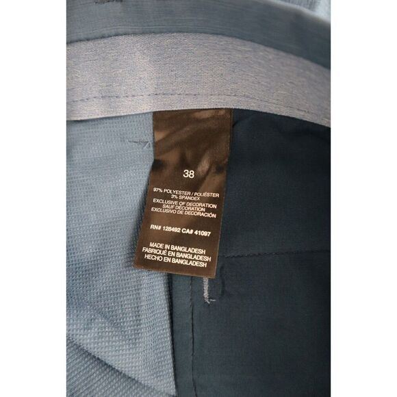 Greg Norman G7S23XDH696B Men's Sz 38 Blue Performance Stretch Golf Shorts - Picture 4 of 8